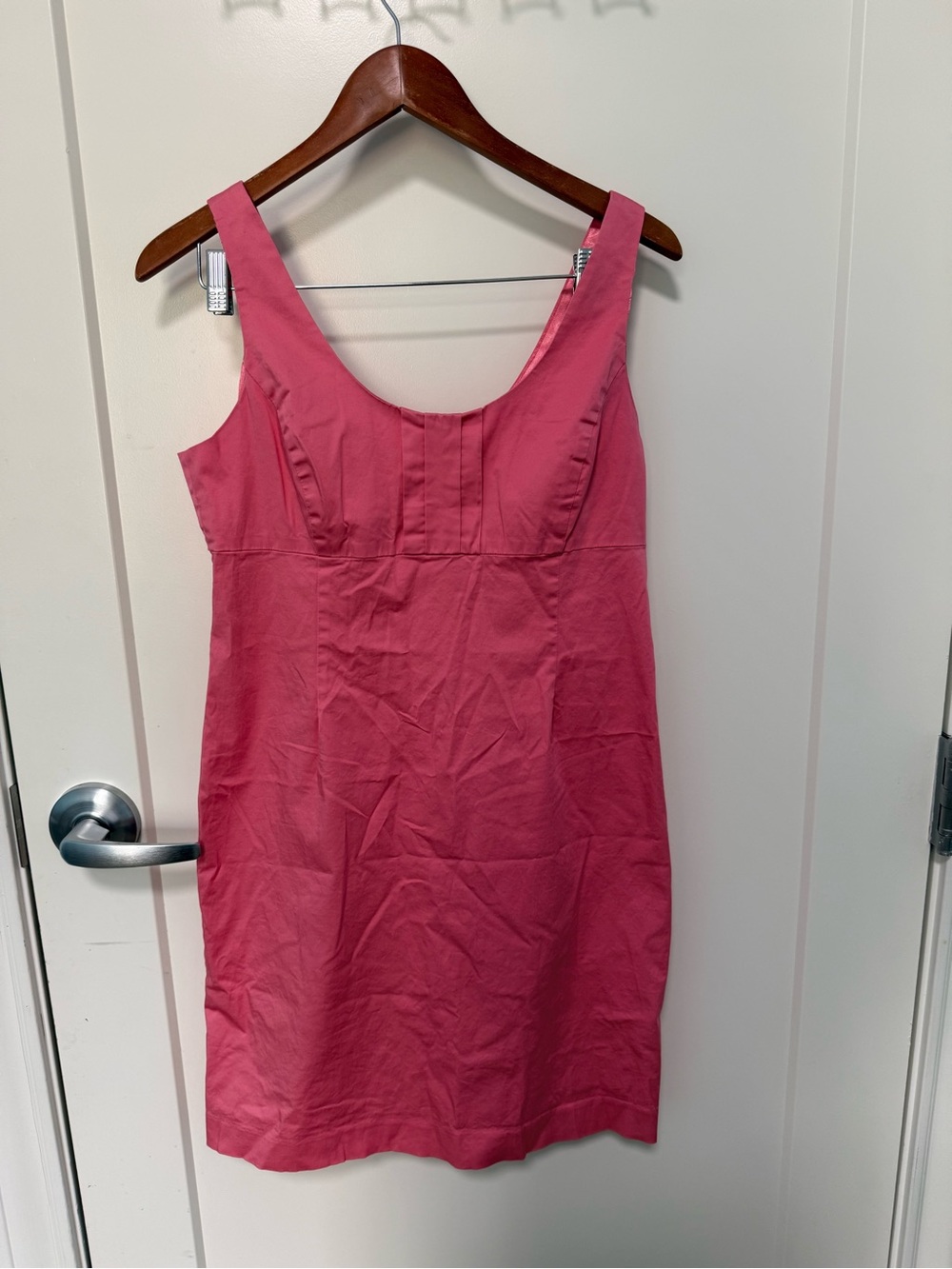 New York & Company Hot Pink Sleeveless Dress